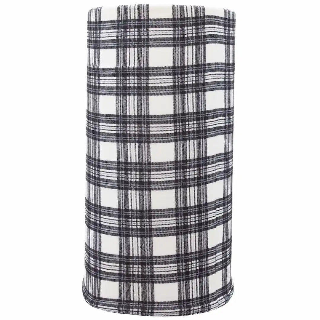 Plaid neck gaiter