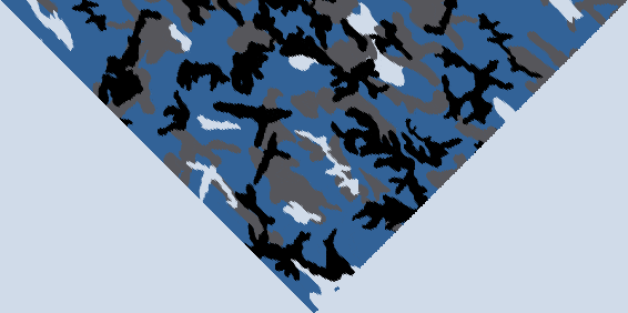 22 x 22 Sky Blue Camo Triangle Bandana 22x30x22 Inch-12 pieces-