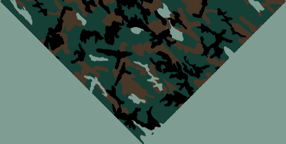 22 x 22 Woodland Camo Triangle Bandana 22x30x22 Inch-12 pieces-